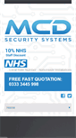 Mobile Screenshot of mcdsecurity.co.uk